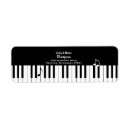 Search for piano return address labels Black and white
