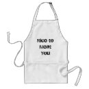 Search for nice aprons Funny