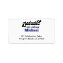 Search for graduation announcement return address labels High school
