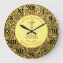 Search for wedding anniversary clocks Gold