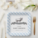 Search for blue gingham plates Rustic