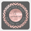 Search for rose gold envelope seals Typography