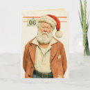 Search for mugshot cards Santa claus