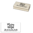Search for bright rubber stamps Merry