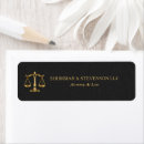 Search for gold border return address labels Simple