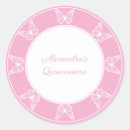 Search for small butterflies stickers Quinceañera