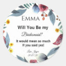 Search for be my bridesmaid stickers Modern