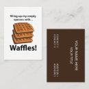 Search for waffles business cards Brunch