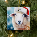 Search for sheep christmas tree decorations Snow