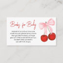 Search for red bow invitations Cherries