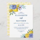 Search for lemon wedding invitations Watercolor
