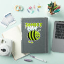Search for funny bumble bee stickers For kids
