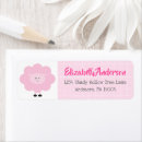Search for baby lamb return address labels Girl