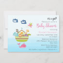 Search for animal baby girl shower invitations Whimsical