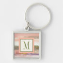 Search for gold colour key rings Initials