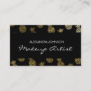 Search for pineapple business cards Makeup artist