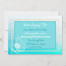 Search for turquoise flowers wedding invitations Elegant