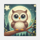 Search for cute owl magnets Night