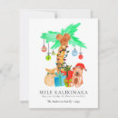 Search for tropical christmas cards Watercolor