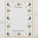 Search for cosmic stationery paper Moon