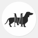 Search for dachshund silhouette stickers Doxie