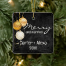 Search for black and gold christmas tree decorations Newlywed