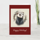 Search for ferret christmas cards Winter