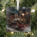 Search for train christmas tree decorations Festive