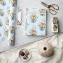 Search for bunnies wrapping paper Blue