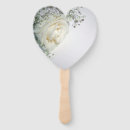 Search for heart shaped hand fans Floral