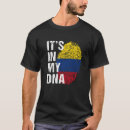 Search for colombian flag mens tshirts Dna