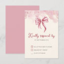 Search for bows rsvp cards For her