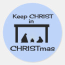 Search for keep christ in christmas stickers Religious
