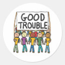 Search for trouble stickers Civil rights