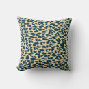 Search for blue leopard print cushions Pattern