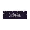 Search for purple return address labels weddings Plum