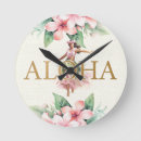 Search for island time clocks Watercolor