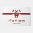 Search for candy cane doormats Festive
