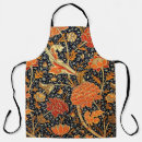 Search for colourful floral pattern aprons William morris