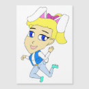Search for rabbit easter cards Girl