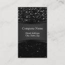 Search for bling business cards Black