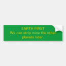 Search for save the earth bumper stickers Funny