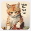 Search for vintage kittens stickers Adorable