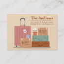 Search for new address business cards Housewarming