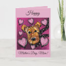 Search for airedale mum cards Airedales