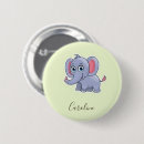 Search for cute elephant badges Grey