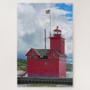Search for michigan lighthouse puzzles Great lakes