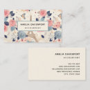 Search for paris business cards Floral