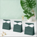 Search for emerald wedding favour boxes Elegant