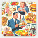 Search for vintage food stickers 1950s